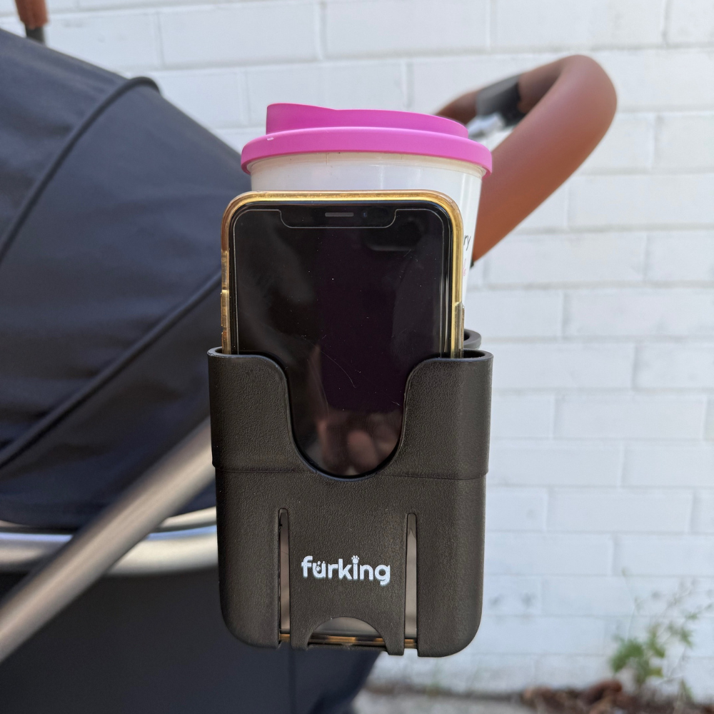 Fur King Pram Coffee & Phone Holder